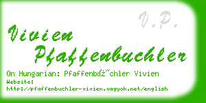 vivien pfaffenbuchler business card